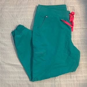 Figs surgical green joggers